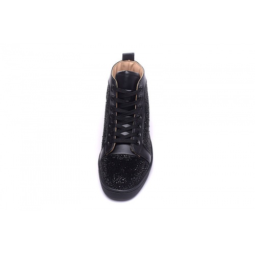 Replica Christian Louboutin High Tops Shoes For Men #833435 $98.00 USD for Wholesale