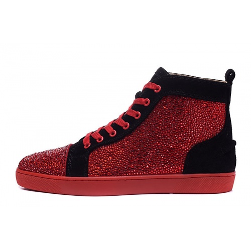 Replica Christian Louboutin High Tops Shoes For Men #833437 $98.00 USD for Wholesale