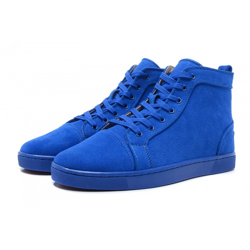 Replica Christian Louboutin High Tops Shoes For Men #833439, $98.00 USD, [ITEM#833439], Replica Christian Louboutin High Top Shoes outlet from China