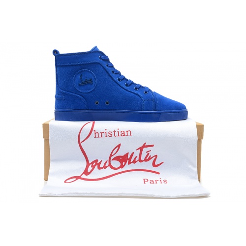 Replica Christian Louboutin High Tops Shoes For Men #833439 $98.00 USD for Wholesale