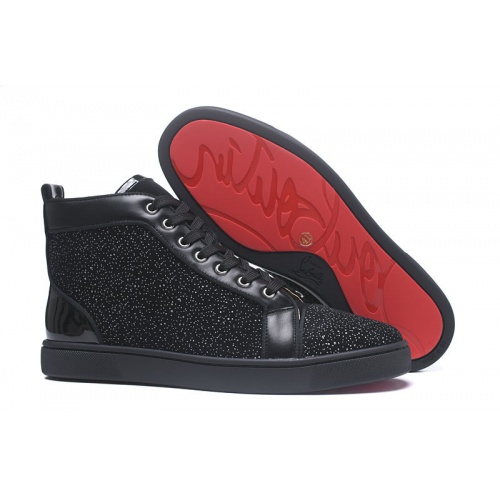 Replica Christian Louboutin High Tops Shoes For Men #833440, $98.00 USD, [ITEM#833440], Replica Christian Louboutin High Top Shoes outlet from China