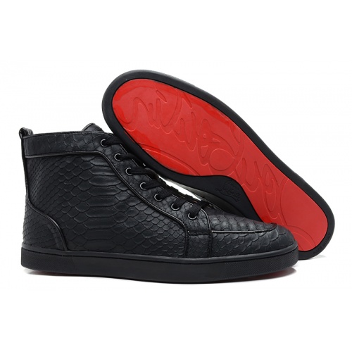 Replica Christian Louboutin High Tops Shoes For Men #833442, $96.00 USD, [ITEM#833442], Replica Christian Louboutin High Top Shoes outlet from China