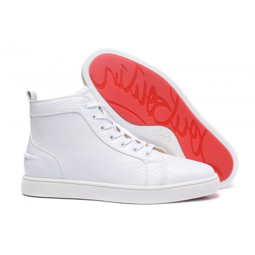 Replica Christian Louboutin High Tops Shoes For Men #833445, $96.00 USD, [ITEM#833445], Replica Christian Louboutin High Top Shoes outlet from China