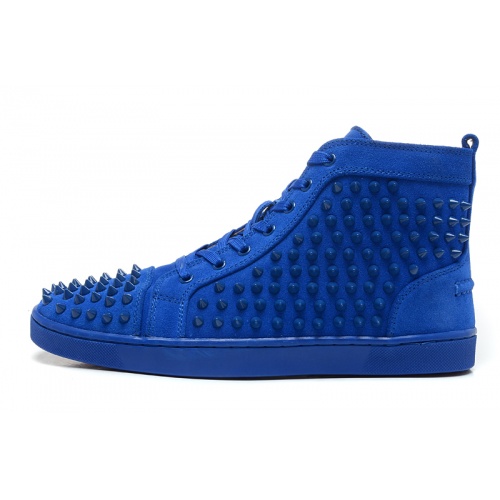 Replica Christian Louboutin High Tops Shoes For Men #833447 $98.00 USD for Wholesale