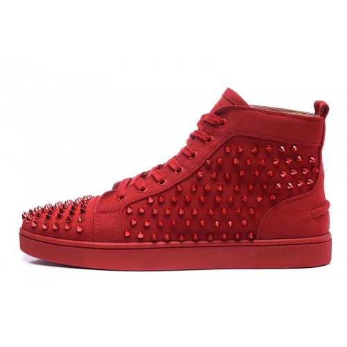 Replica Christian Louboutin High Tops Shoes For Men #833450 $98.00 USD for Wholesale