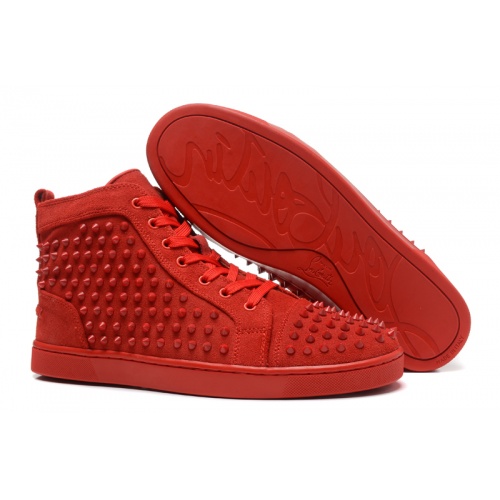 Replica Christian Louboutin High Tops Shoes For Men #833451, $98.00 USD, [ITEM#833451], Replica Christian Louboutin High Top Shoes outlet from China