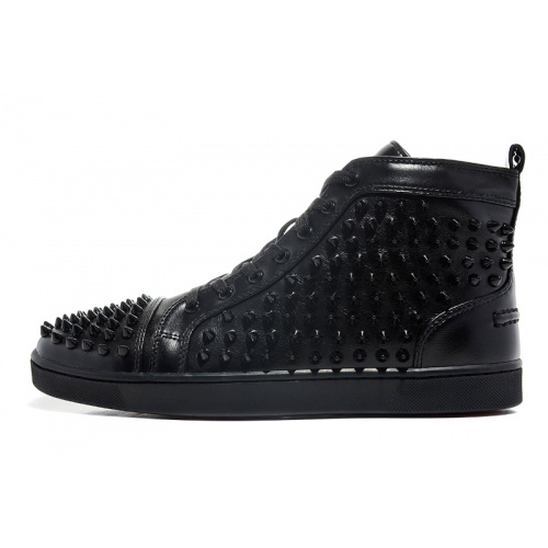 Replica Christian Louboutin High Tops Shoes For Men #833454 $98.00 USD for Wholesale