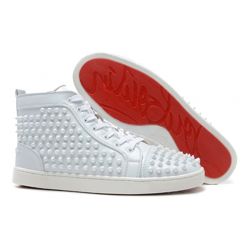 Replica Christian Louboutin High Tops Shoes For Men #833455, $98.00 USD, [ITEM#833455], Replica Christian Louboutin High Top Shoes outlet from China