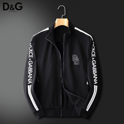 Replica Dolce & Gabbana D&G Tracksuits Long Sleeved For Men #833914 $92.00 USD for Wholesale