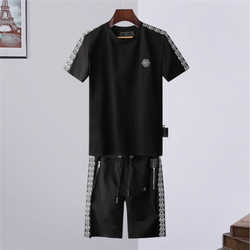 Replica Philipp Plein PP Tracksuits Short Sleeved For Men #843250, $60.00 USD, [ITEM#843250], Replica Philipp Plein PP Tracksuits outlet from China