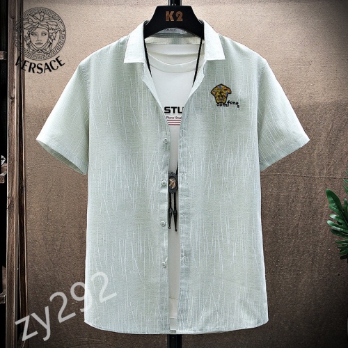 Replica Versace Shirts Short Sleeved For Men #849789, $34.00 USD, [ITEM#849789], Replica Versace Shirts outlet from China