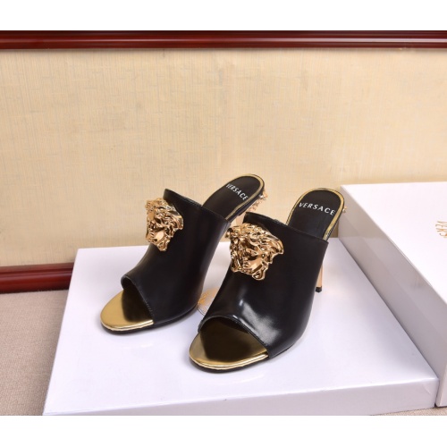 Replica Versace Slippers For Women #849844 $72.00 USD for Wholesale
