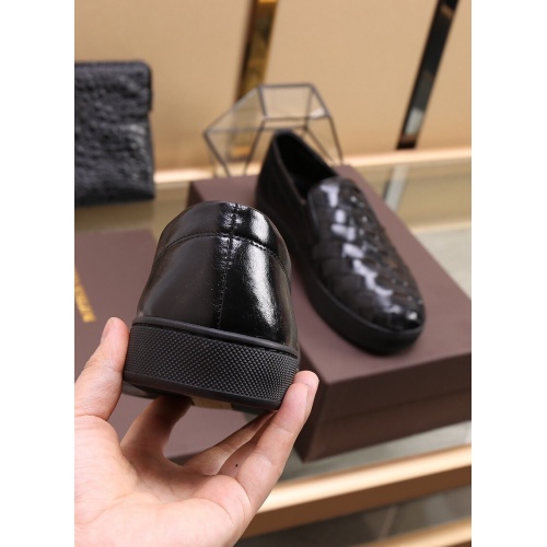 Replica Bottega Veneta BV Leather Shoes For Men #851050 $88.00 USD for Wholesale