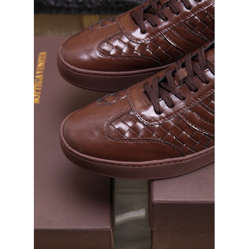 Replica Bottega Veneta BV Leather Shoes For Men #851055 $88.00 USD for Wholesale