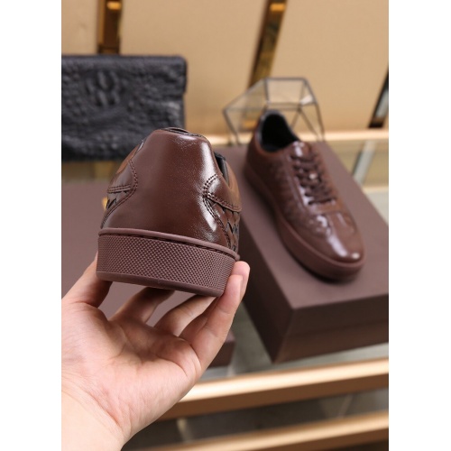 Replica Bottega Veneta BV Leather Shoes For Men #851055 $88.00 USD for Wholesale