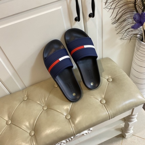 Replica Tommy Hilfiger TH Slippers For Men #853236 $43.00 USD for Wholesale