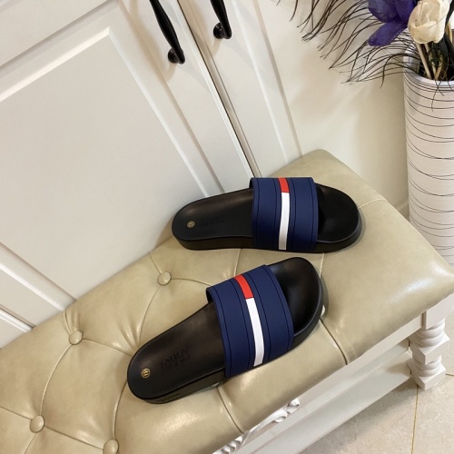 Replica Tommy Hilfiger TH Slippers For Men #853236 $43.00 USD for Wholesale