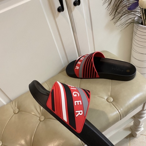 Replica Tommy Hilfiger TH Slippers For Men #853238 $43.00 USD for Wholesale