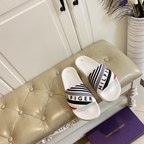 Replica Tommy Hilfiger TH Slippers For Men #853239 $43.00 USD for Wholesale