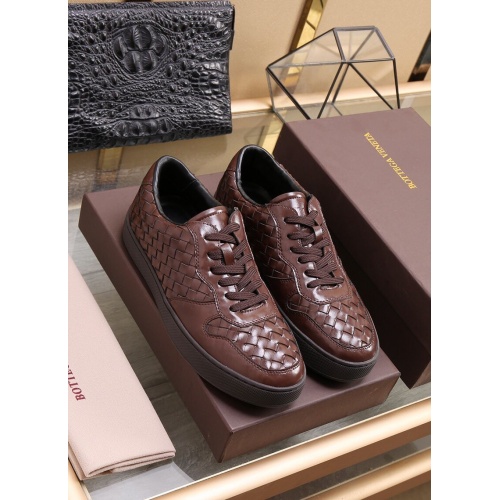 Replica Bottega Veneta BV Leather Shoes For Men #854712 $88.00 USD for Wholesale