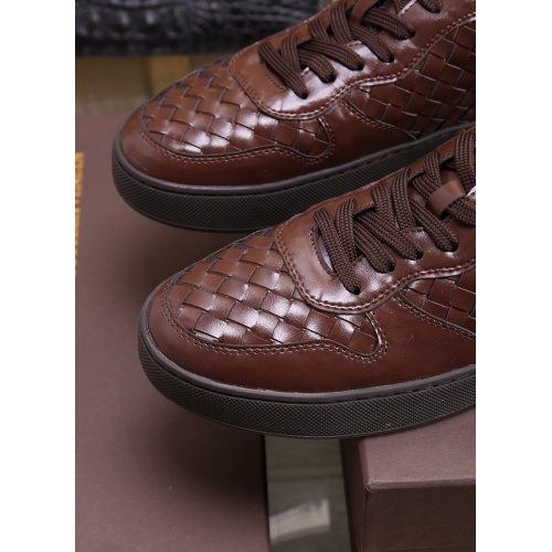 Replica Bottega Veneta BV Leather Shoes For Men #854712 $88.00 USD for Wholesale