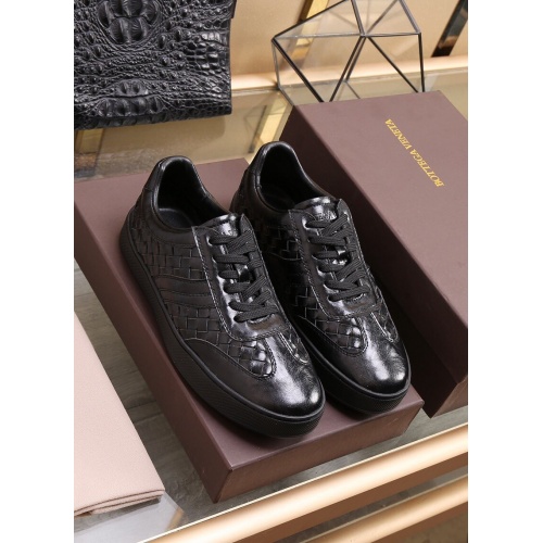 Replica Bottega Veneta BV Leather Shoes For Men #854716 $88.00 USD for Wholesale