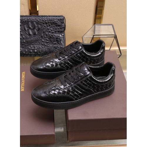 Replica Bottega Veneta BV Leather Shoes For Men #854716 $88.00 USD for Wholesale