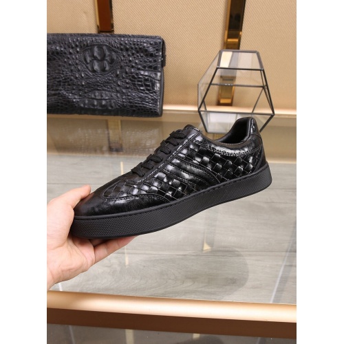 Replica Bottega Veneta BV Leather Shoes For Men #854716 $88.00 USD for Wholesale