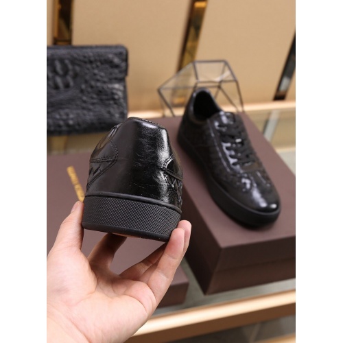 Replica Bottega Veneta BV Leather Shoes For Men #854716 $88.00 USD for Wholesale