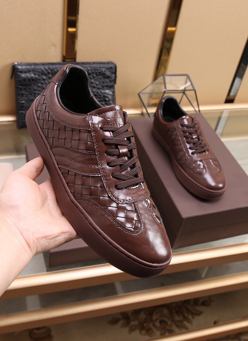 Replica Bottega Veneta BV Leather Shoes For Men #851055, $88.00 USD ...