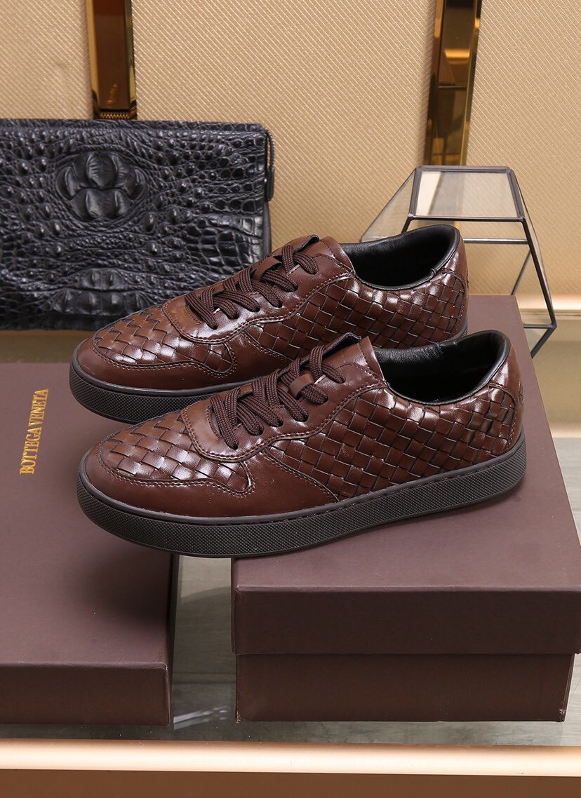 Replica Bottega Veneta BV Leather Shoes For Men #854712, $88.00 USD ...