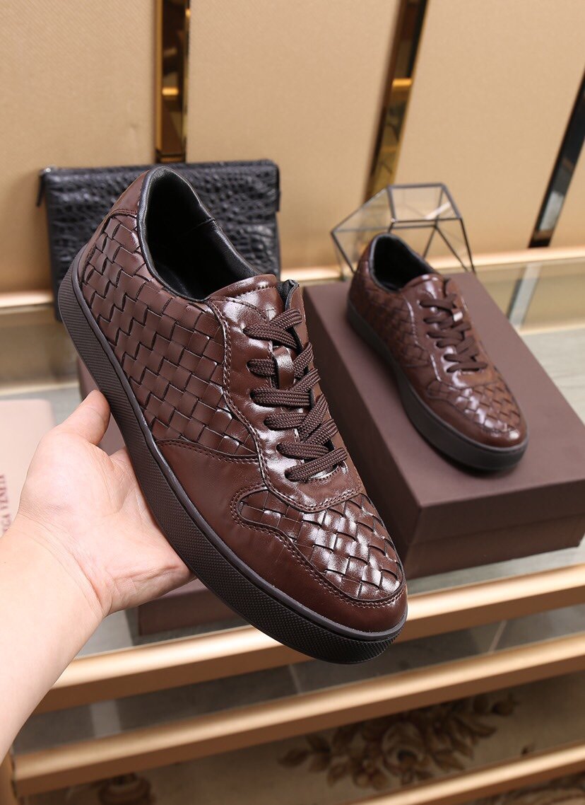 Replica Bottega Veneta BV Leather Shoes For Men #854712, $88.00 USD ...