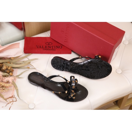 Replica Valentino Slippers For Women #860840 $42.00 USD for Wholesale