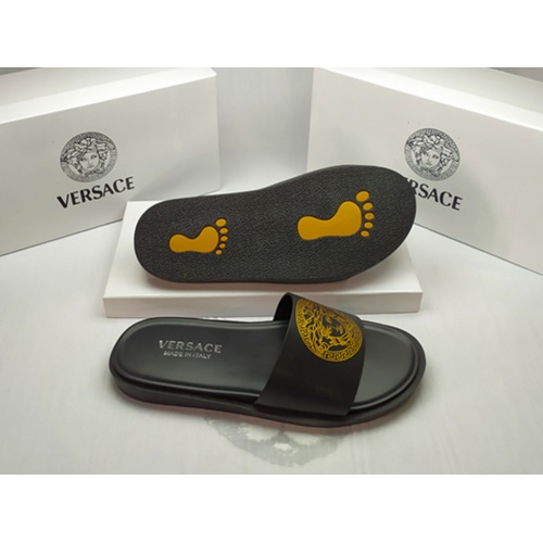 Replica Versace Slippers For Men #861281, $40.00 USD, [ITEM#861281], Replica Versace Slippers outlet from China