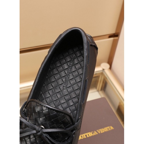 Replica Bottega Veneta BV Leather Shoes For Men #862646 $88.00 USD for Wholesale