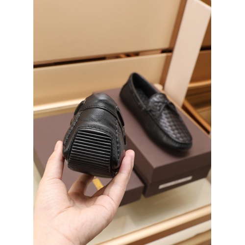 Replica Bottega Veneta BV Leather Shoes For Men #862646 $88.00 USD for Wholesale