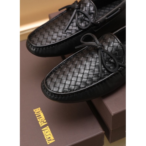 Replica Bottega Veneta BV Leather Shoes For Men #862646 $88.00 USD for Wholesale