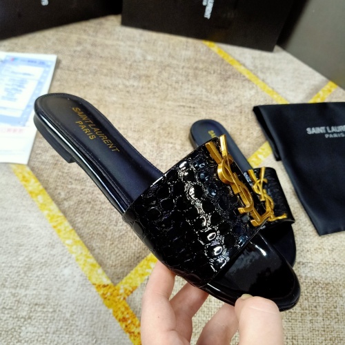 Replica Yves Saint Laurent YSL Slippers For Women #865658 $50.00 USD for Wholesale