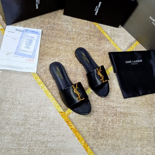 Replica Yves Saint Laurent YSL Slippers For Women #865659, $50.00 USD, [ITEM#865659], Replica Yves Saint Laurent YSL Slippers outlet from China