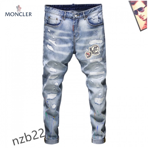 Replica Moncler Jeans For Men #867378, $48.00 USD, [ITEM#867378], Replica Moncler Jeans outlet from China