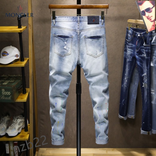 Replica Moncler Jeans For Men #867378 $48.00 USD for Wholesale