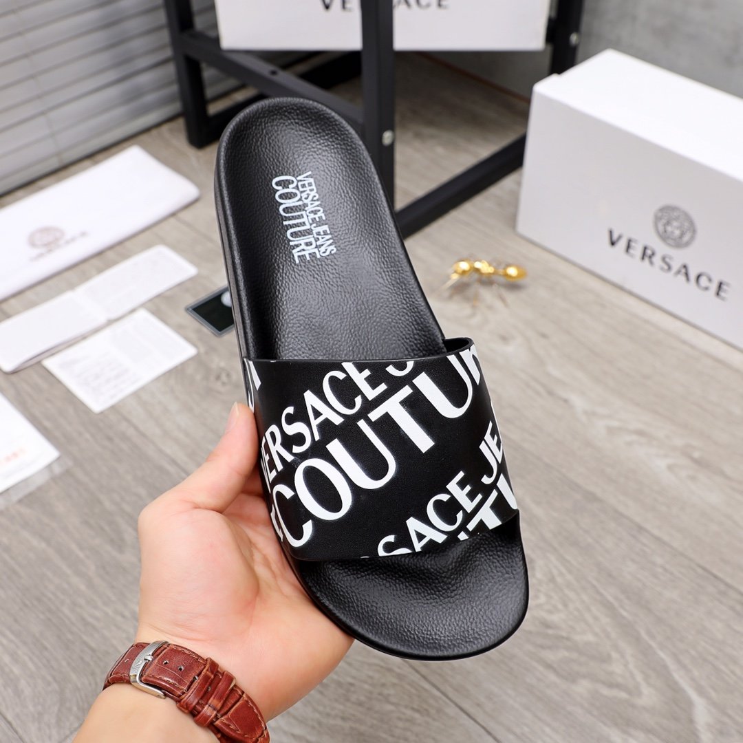 versace slippers men