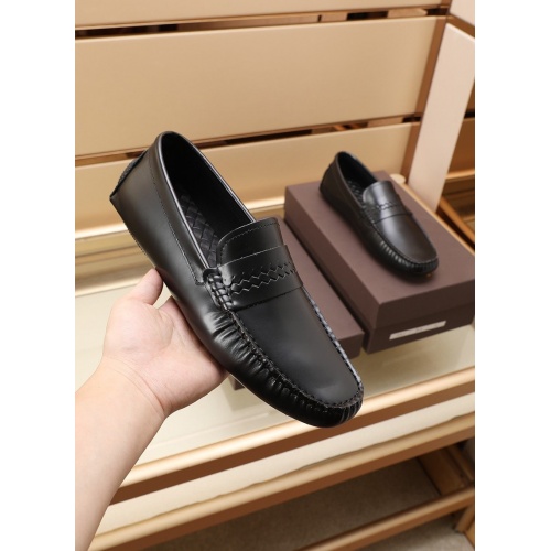 Replica Bottega Veneta BV Leather Shoes For Men #868863 $88.00 USD for Wholesale