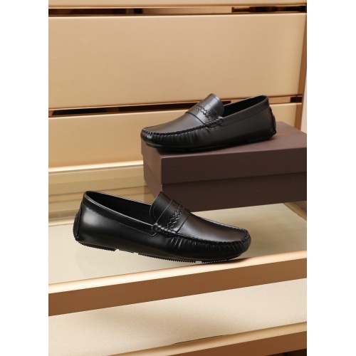 Replica Bottega Veneta BV Leather Shoes For Men #868863 $88.00 USD for Wholesale