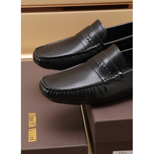 Replica Bottega Veneta BV Leather Shoes For Men #868863 $88.00 USD for Wholesale