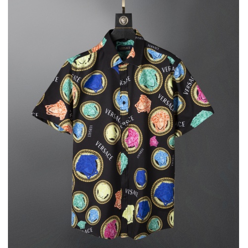 Replica Versace Shirts Short Sleeved For Men #871017, $32.00 USD, [ITEM#871017], Replica Versace Shirts outlet from China
