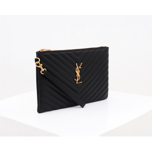 Replica Yves Saint Laurent AAA Wallets For Women #871063 $68.00 USD for Wholesale