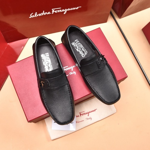 Replica Ferragamo Leather Shoes For Men #873990, $80.00 USD, [ITEM#873990], Replica Salvatore Ferragamo Leather Shoes outlet from China