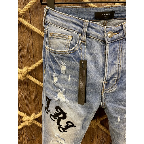 Replica Amiri Jeans For Men #885357 $64.00 USD for Wholesale