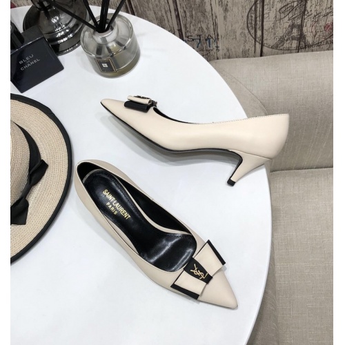 Replica Yves Saint Laurent YSL High-Heeled Shoes For Women #888827 $101.00 USD for Wholesale